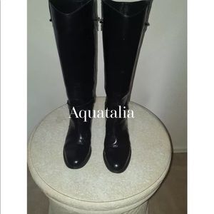 Aquatalia Opulence Black Boots Sz: 9